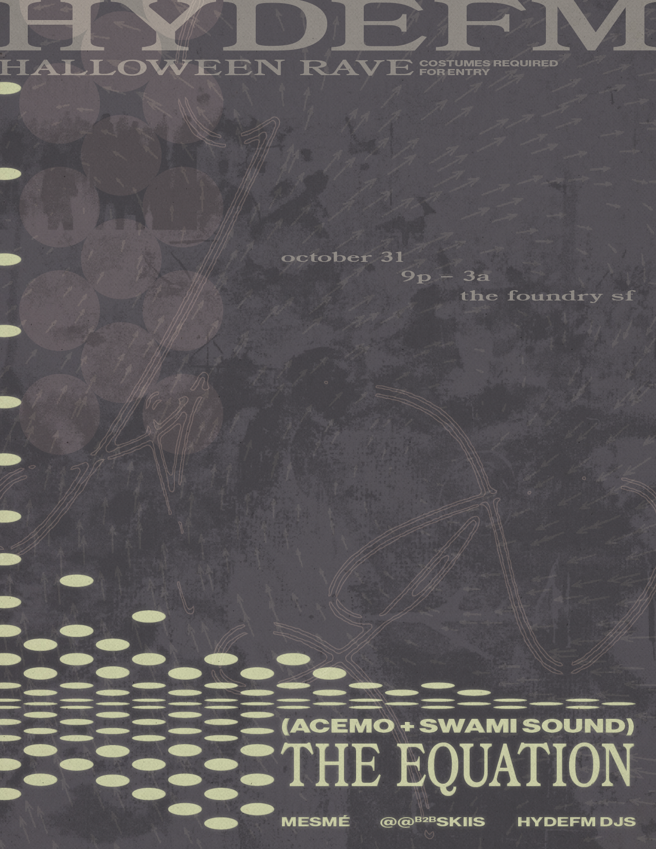 Artwork for HydeFM HALLOWEEN: THE EQUATION (AceMo + Swami Sound)